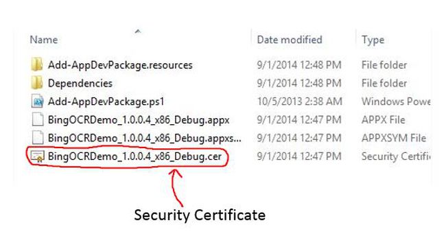 saecurity certificate